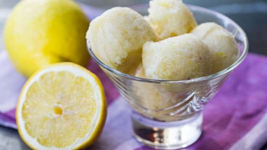 Παγωτό λεμόνι